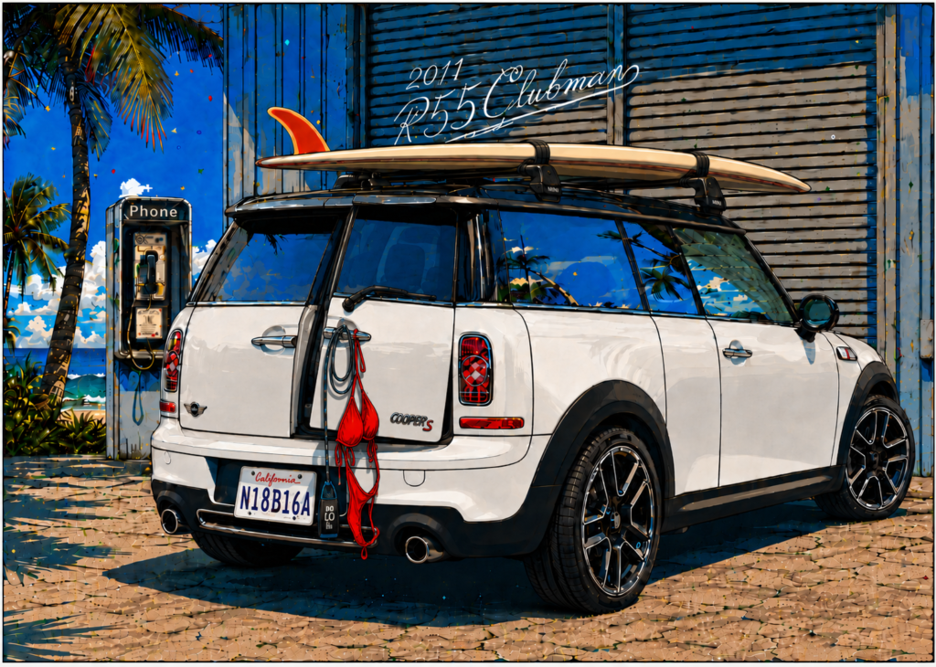 MINI CLUBMAN R55 (REAR VIEW)